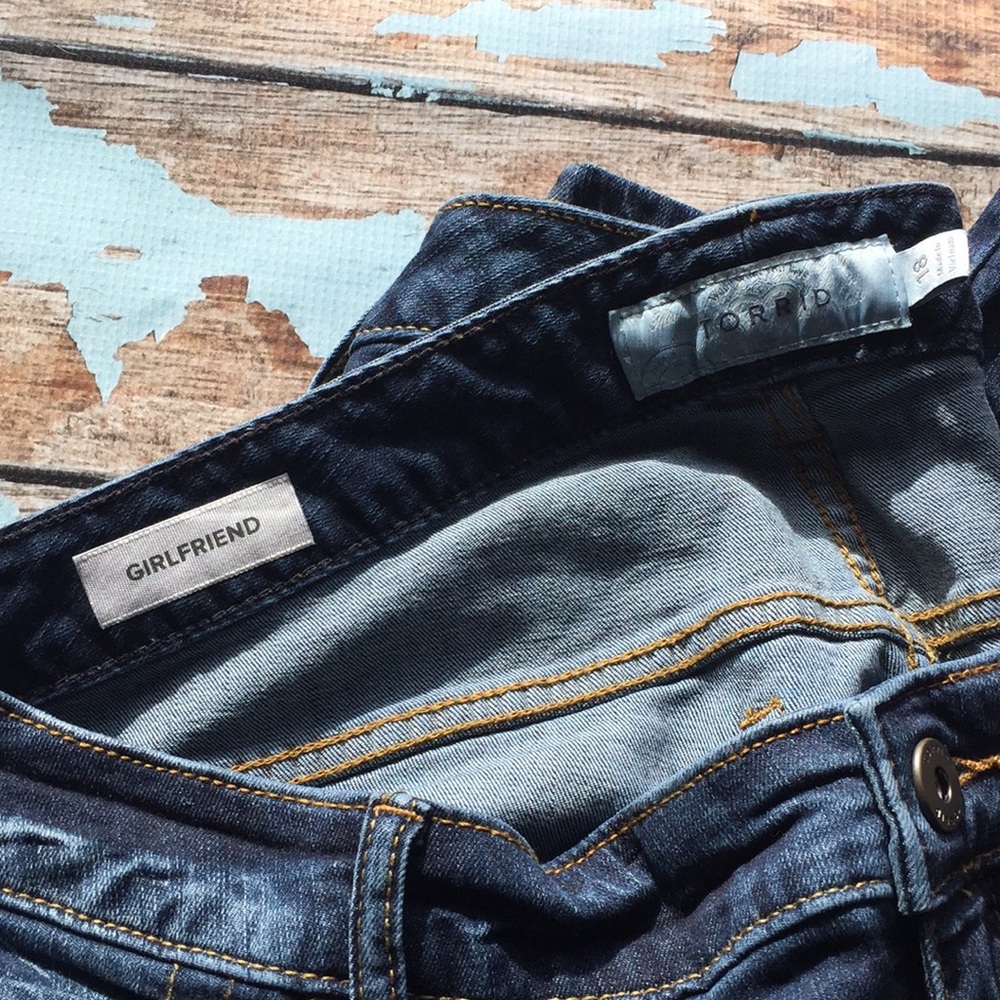 Torrid Jeans Runway Collection Girlfriend Fit - Picture 6 of 8